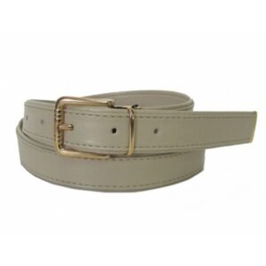 Cinturón de piel Beig